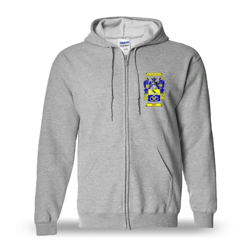 Engle Unisex Coat of Arms Zip Sweatshirt