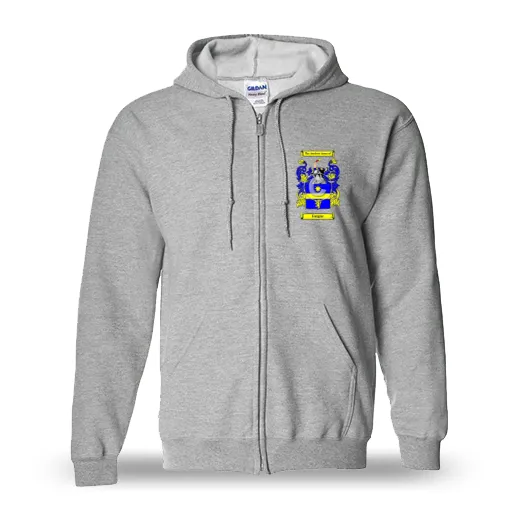 Fargus Unisex Coat of Arms Zip Sweatshirt