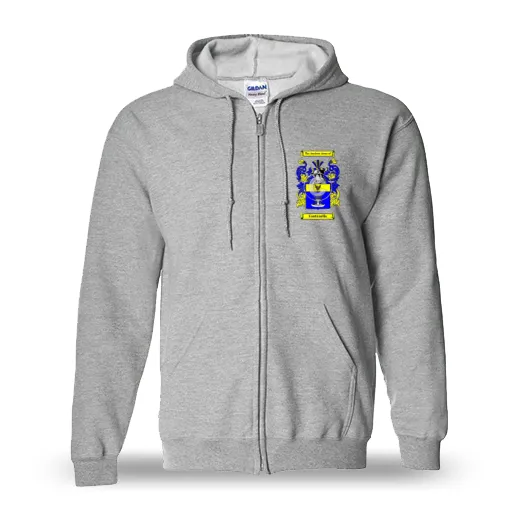 Fontanella Unisex Coat of Arms Zip Sweatshirt