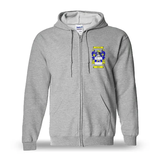 Garat Unisex Coat of Arms Zip Sweatshirt
