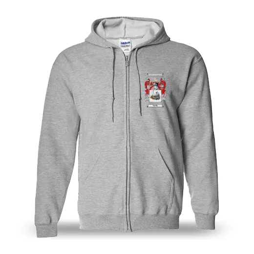 Gardy Unisex Coat of Arms Zip Sweatshirt