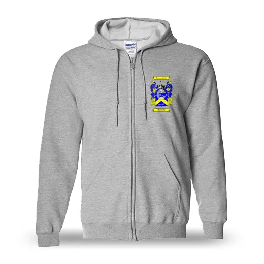 Harstein Unisex Coat of Arms Zip Sweatshirt