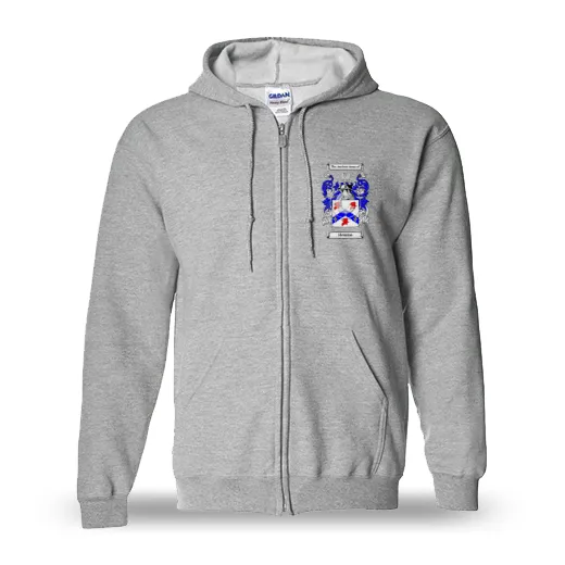 Hemine Unisex Coat of Arms Zip Sweatshirt