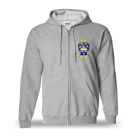Kate Unisex Coat of Arms Zip Sweatshirt
