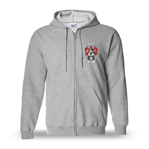 Kurz Unisex Coat of Arms Zip Sweatshirt