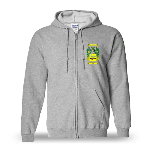 Lind Unisex Coat of Arms Zip Sweatshirt