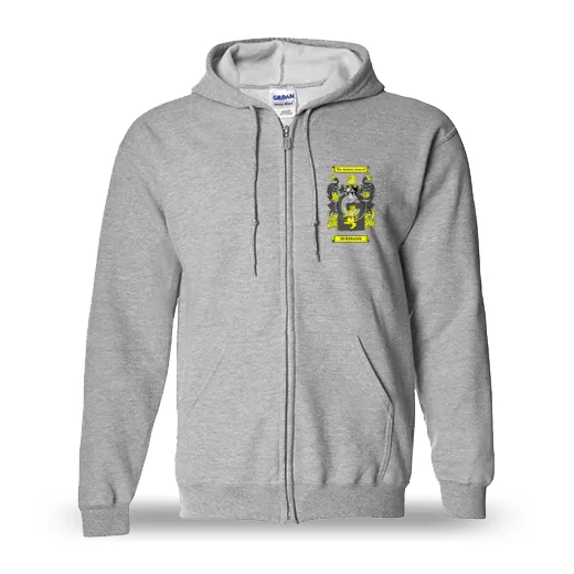 McKitterick Unisex Coat of Arms Zip Sweatshirt