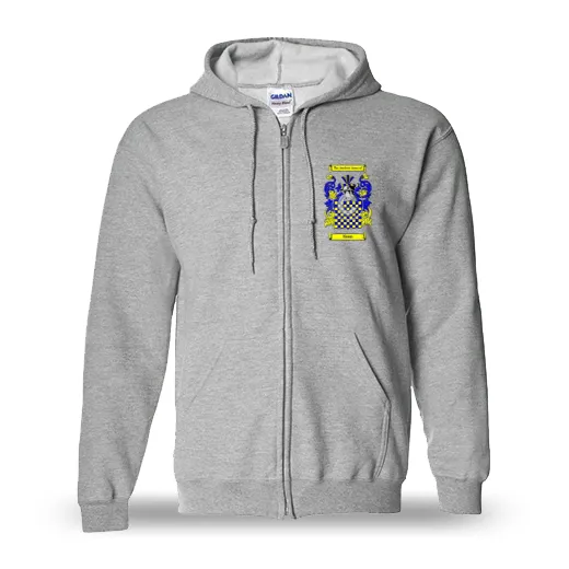 Nann Unisex Coat of Arms Zip Sweatshirt