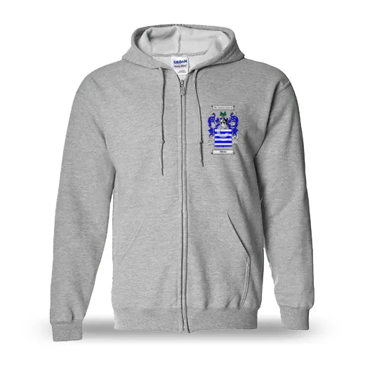 Niten Unisex Coat of Arms Zip Sweatshirt