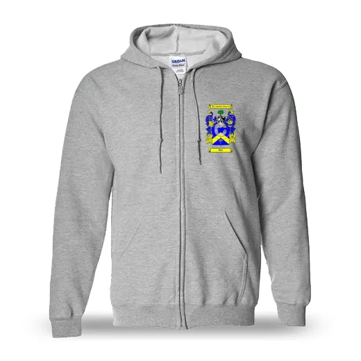 Pex Unisex Coat of Arms Zip Sweatshirt