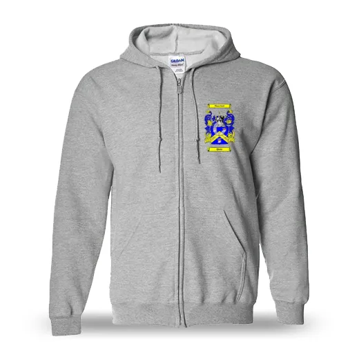 Quay Unisex Coat of Arms Zip Sweatshirt