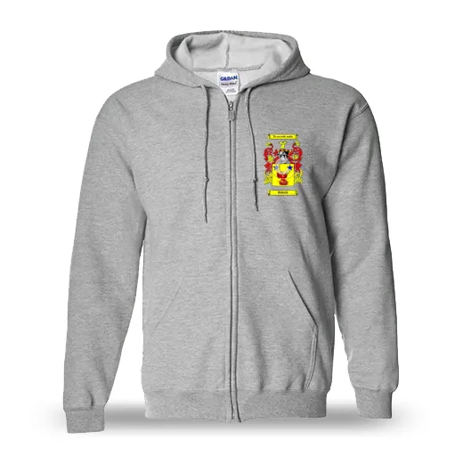 Ridock Unisex Coat of Arms Zip Sweatshirt