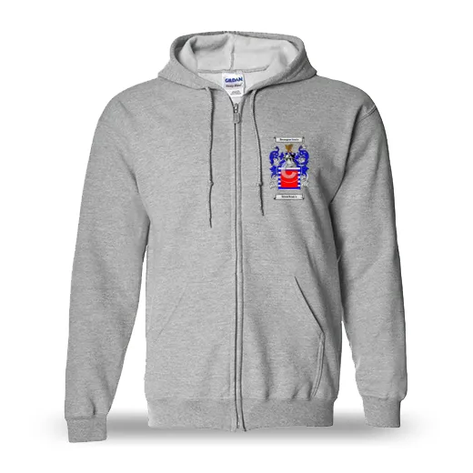 Stratton's Unisex Coat of Arms Zip Sweatshirt