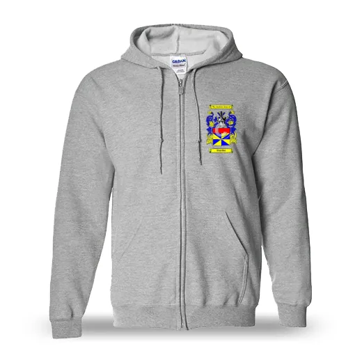 Sturdee Unisex Coat of Arms Zip Sweatshirt