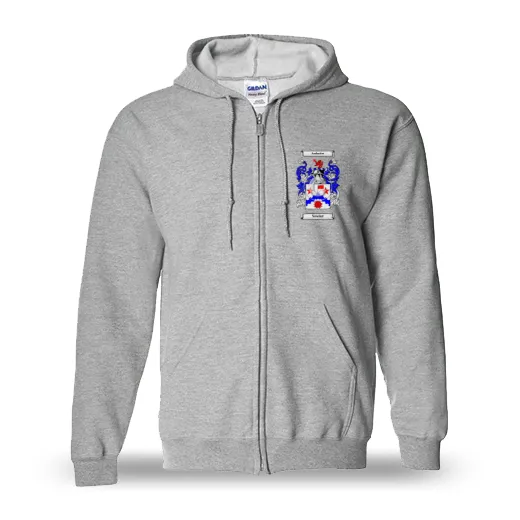 Yewint Unisex Coat of Arms Zip Sweatshirt