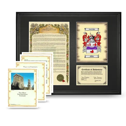Ables Framed History And Complete History- Black