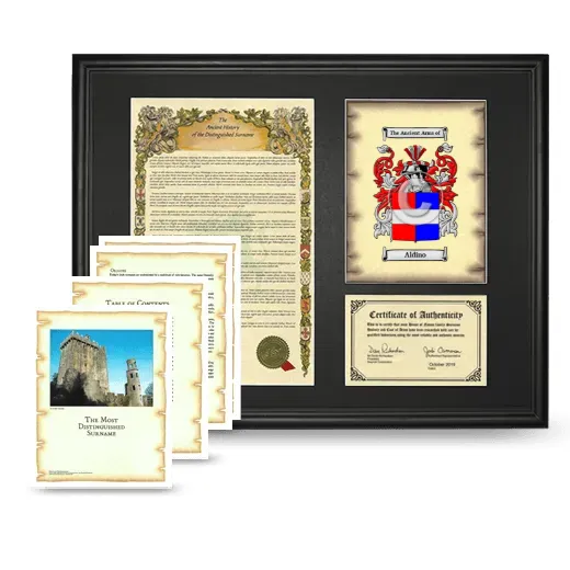Aldino Framed History And Complete History- Black