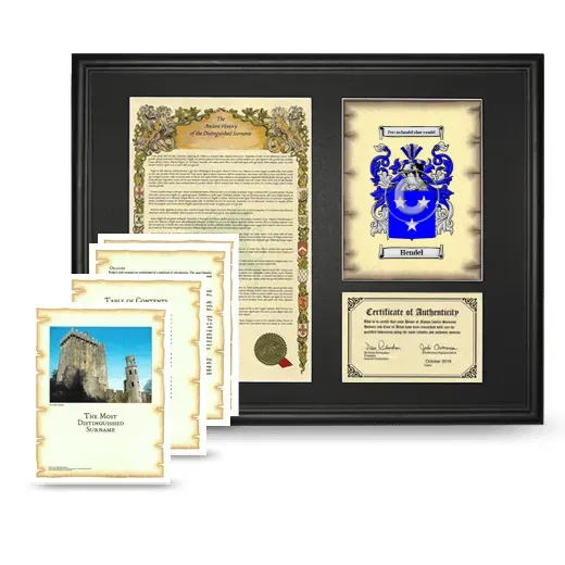 Hendel Framed History And Complete History- Black