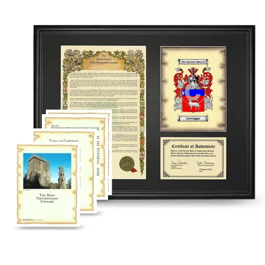 Levesque Framed History And Complete History- Black