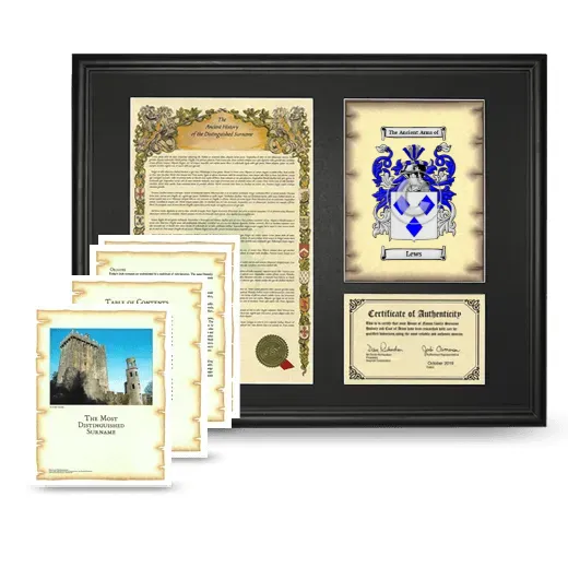 Lews Framed History And Complete History- Black