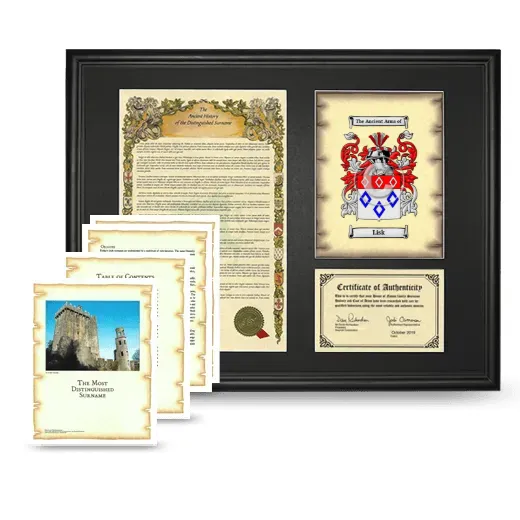 Lisk Framed History And Complete History- Black