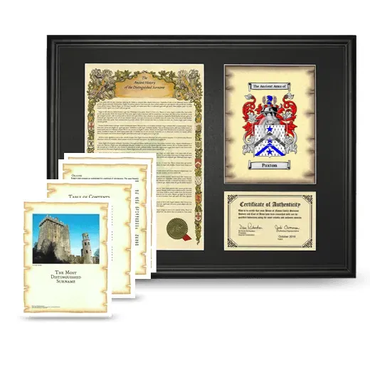 Paxton Framed History And Complete History- Black