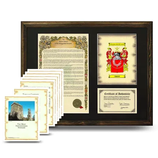 Amest Framed History And Complete History- Brown