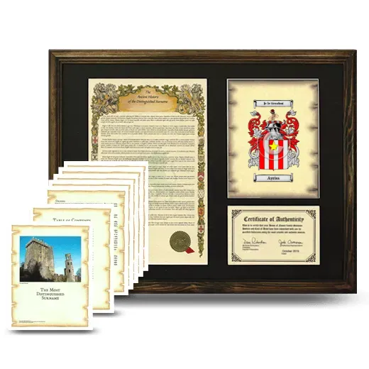 Ayriss Framed History And Complete History- Brown