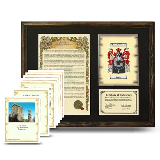 Bowet Framed History And Complete History- Brown