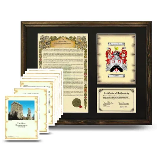 Claten Framed History And Complete History- Brown