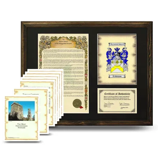D'abernon Framed History And Complete History- Brown