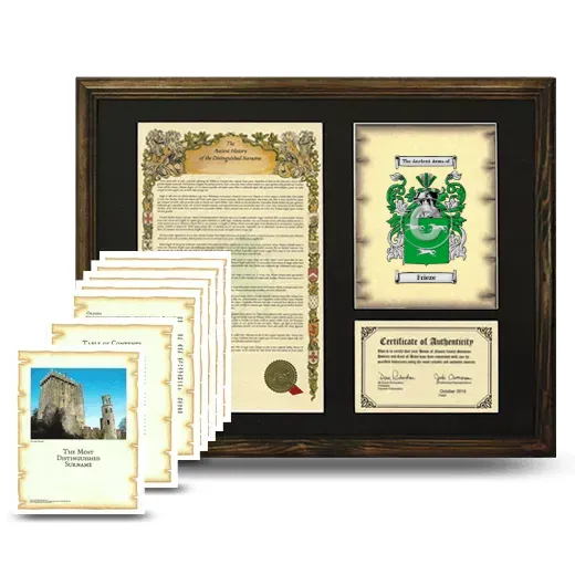 Frieze Framed History And Complete History- Brown