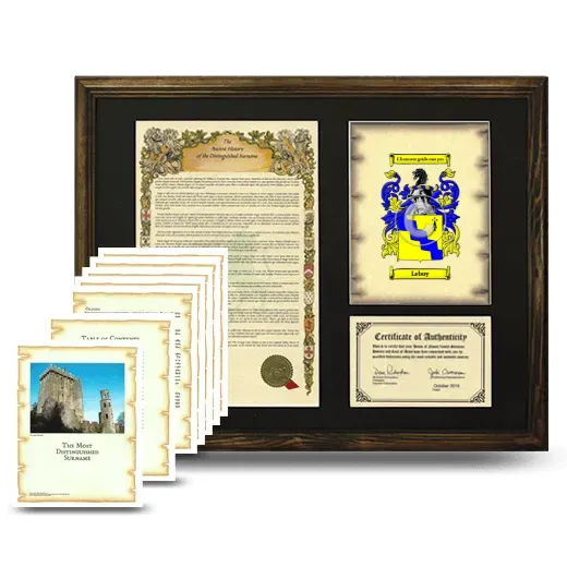 Leboy Framed History And Complete History- Brown