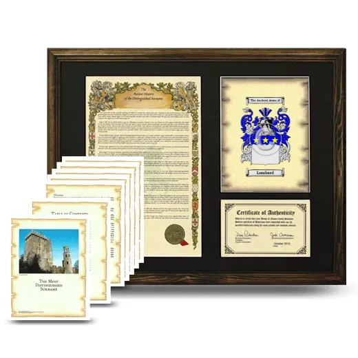 Lombard Framed History And Complete History- Brown