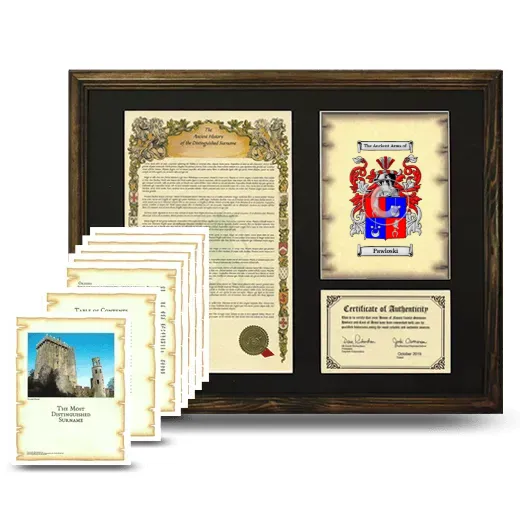 Pawloski Framed History And Complete History- Brown