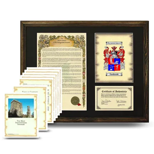 Pawlowski Framed History And Complete History- Brown