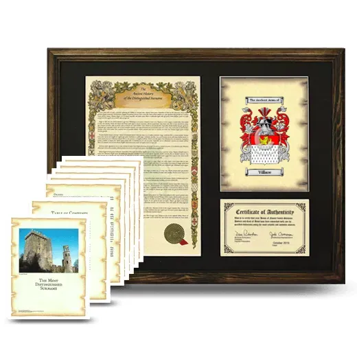 Villare Framed History And Complete History- Brown