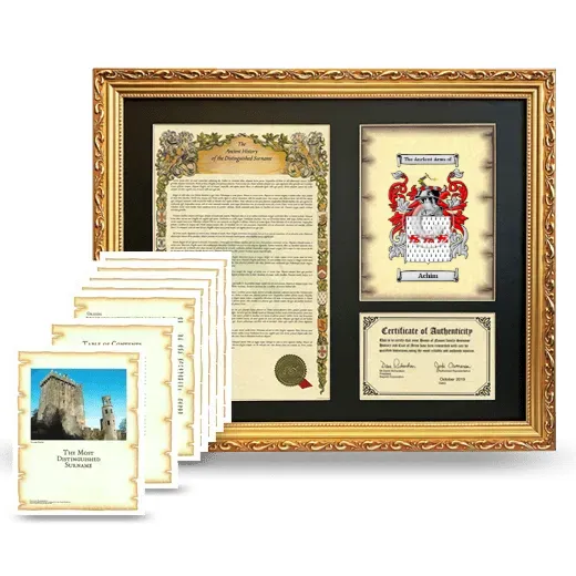Achim Framed History And Complete History - Gold