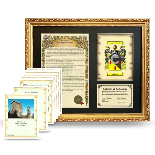 Adares Framed History And Complete History - Gold