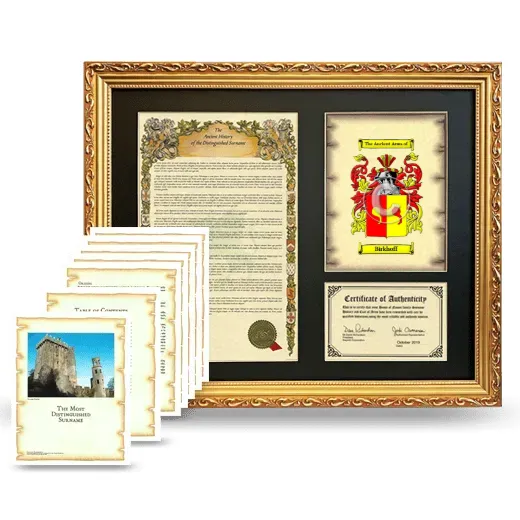 Birkhoff Framed History And Complete History - Gold