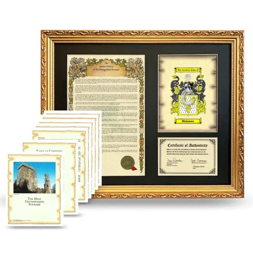 Blakman Framed History And Complete History - Gold