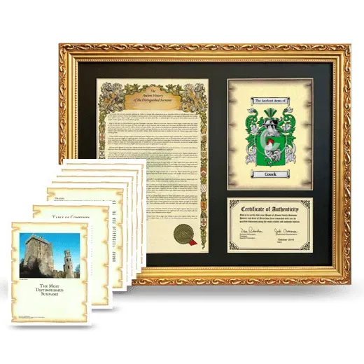 Coock Framed History And Complete History - Gold
