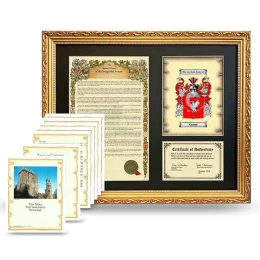 Crone Framed History And Complete History - Gold