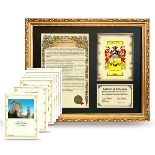 Kian Framed History And Complete History - Gold