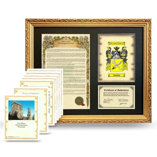 Lansing Framed History And Complete History - Gold