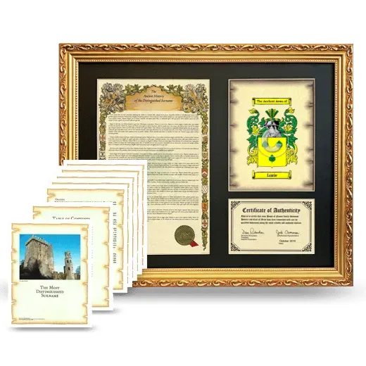 Lurie Framed History And Complete History - Gold