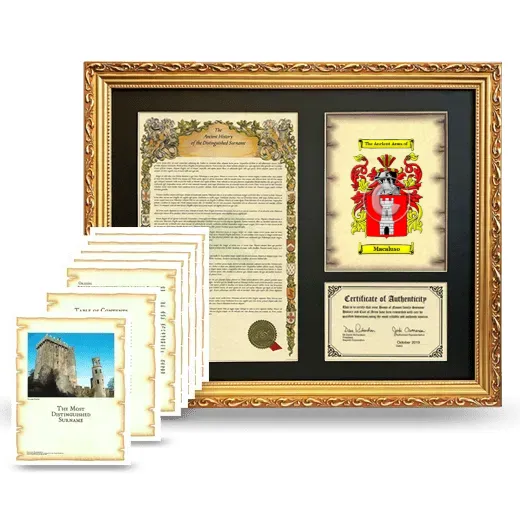 Macaluso Framed History And Complete History - Gold