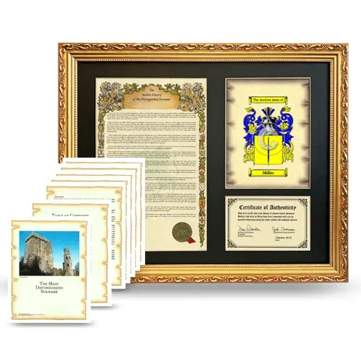 Miller Framed History And Complete History - Gold