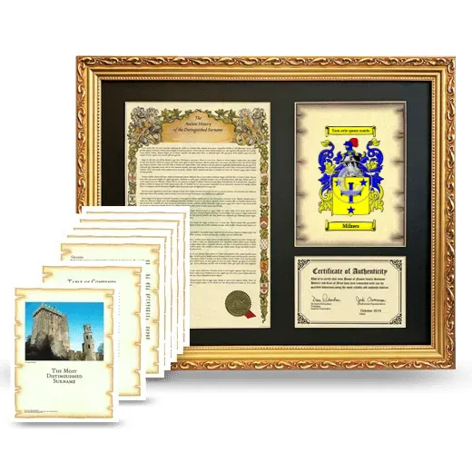 Milnes Framed History And Complete History - Gold