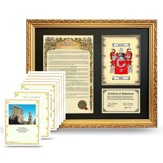 Prier Framed History And Complete History - Gold